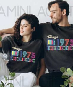 Retro 197x Shirt, Birthday Gifts for Couple