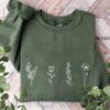 Custom Birth Month Flower Sweatshirt