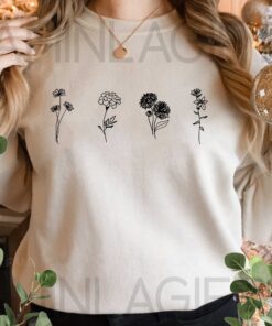 Custom Birth Month Flower Sweatshirt