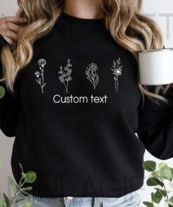 Custom Birth Month Flower Sweatshirt