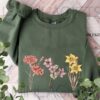 Perfect Birthday Gift for Mother, Birth Month Flowers Shirt