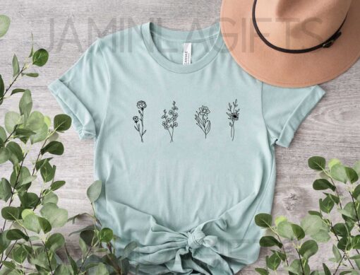 Custom Birth Month Flower Clothing