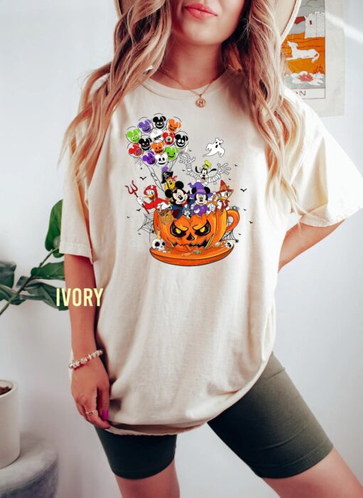 Disney Halloween Balloons Color Shirt