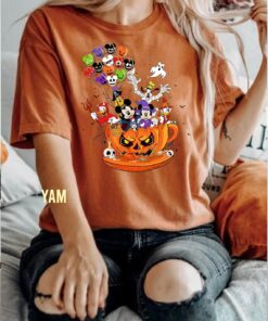 Disney Halloween Balloons Color Shirt