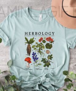 Botanical Design Herbology Plants Shirt