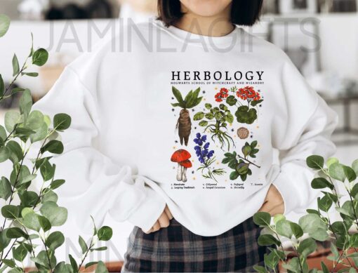 Botanical Design Herbology Plants Shirt