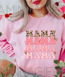 Mama's Leopard Heart Shirt