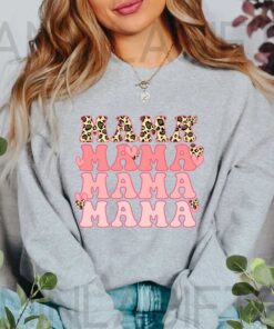 Mama's Leopard Heart Shirt