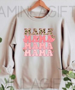 Mama's Leopard Heart Shirt