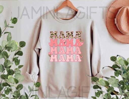 Mama's Leopard Heart Shirt