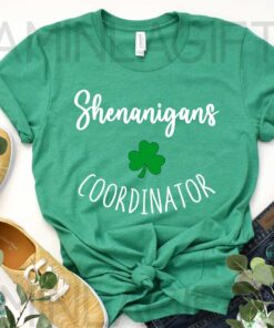 Shenanigans Coordinator Tee, Matching St Pattys Day Shirts Collection