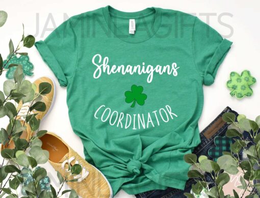 Shenanigans Coordinator Tee, Matching St Pattys Day Shirts Collection