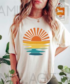 Beachy Vibes Retro Summer Shirt