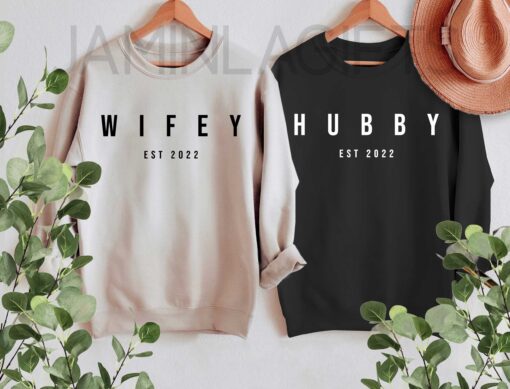 Wifey EST 2022 Sweatshirt 1