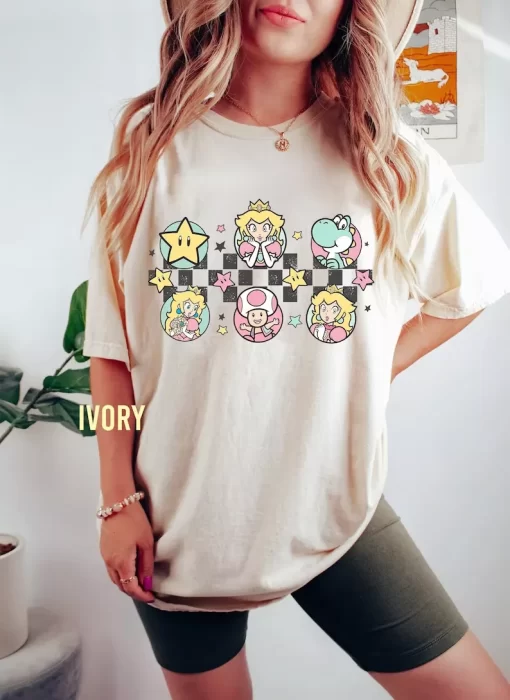 Retro Princess Peach Tshirt