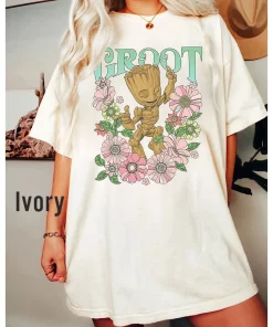 Groot Floral Dance Poster Tshirt