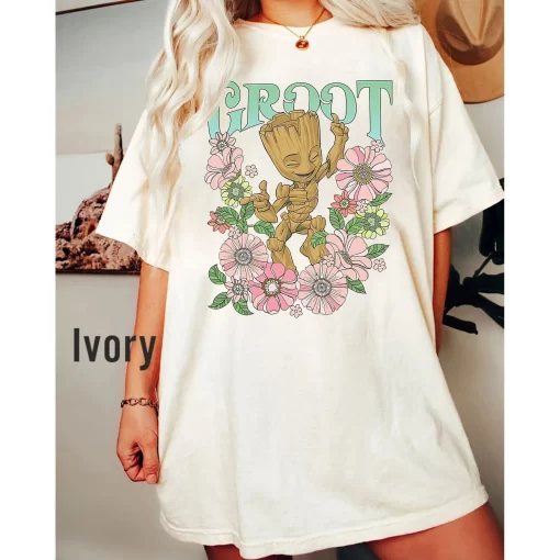 Groot Floral Dance Poster Tshirt