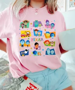 Pixar Movie All Characters Tee