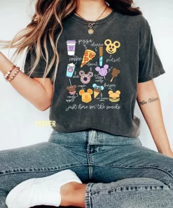 Disneyworld Snacks Stickers Shirt