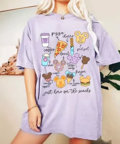 Disneyworld Snacks Stickers Shirt