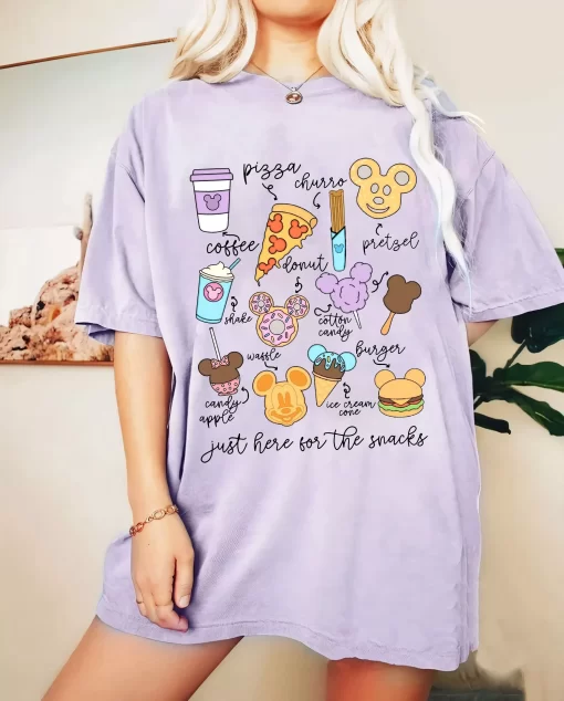 Disneyworld Snacks Stickers Shirt