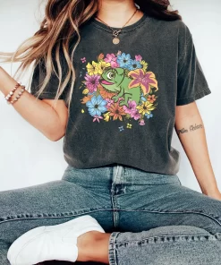 Disney Tangled Floral Pascal Tee