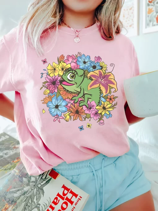 Disney Tangled Floral Pascal Tee