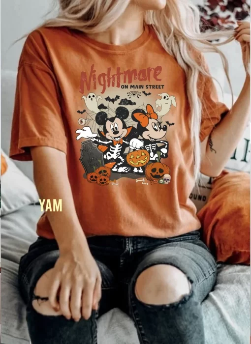 Mickey Minnie Nightmare Pumpkin Attire