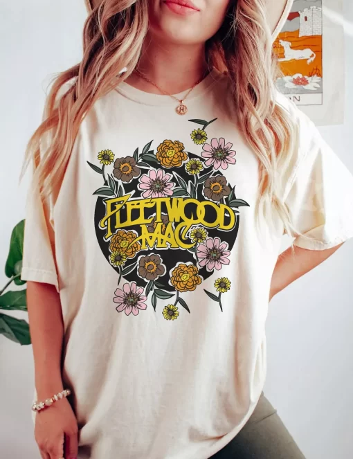 Fleetwood Mac Flower Shirt