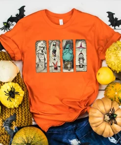 Nightmare Graphic Pumpkin Shirt