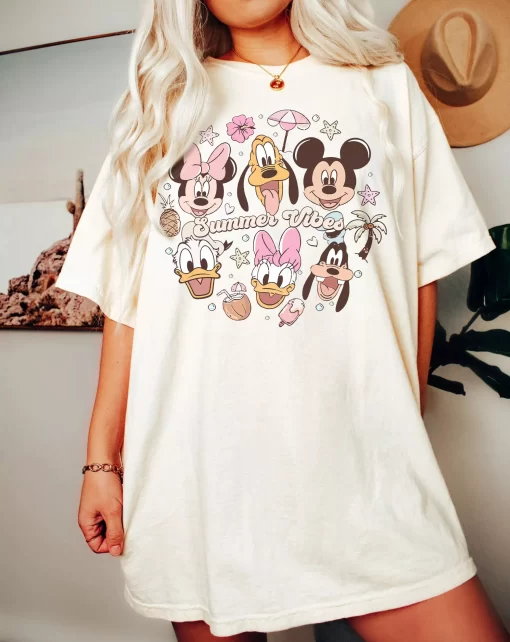 Mickey and Friends Summer Vibes Tee