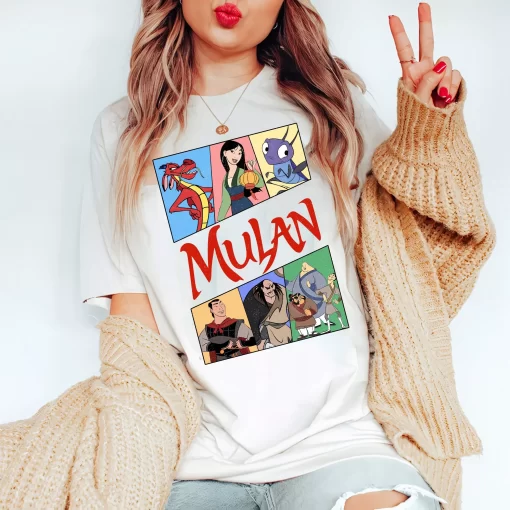 Mulan Collage Portrait Shirt