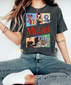 Mulan Collage Portrait Shirt