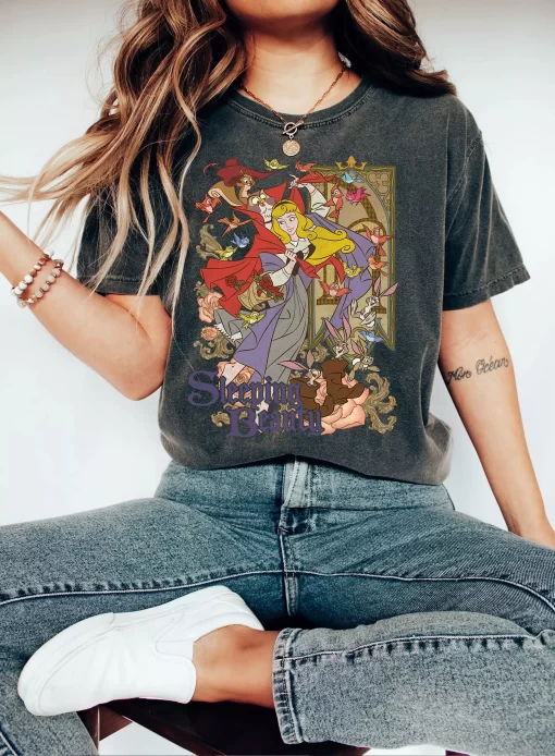 Retro Disney Aurora Tshirt