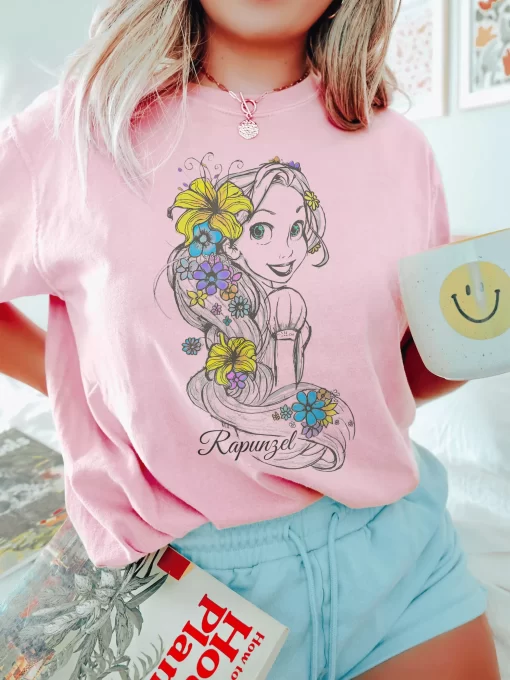 Tangled Princess Floral Apparel