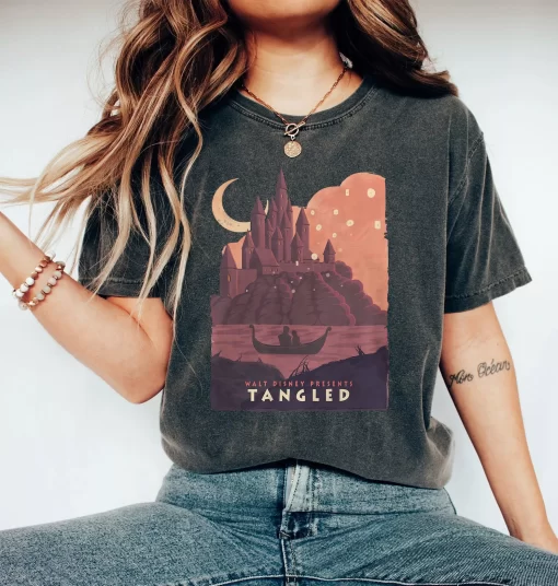 Vintage Disney Rapunzel Castle Tee