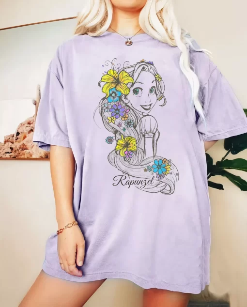 Tangled Princess Floral Apparel