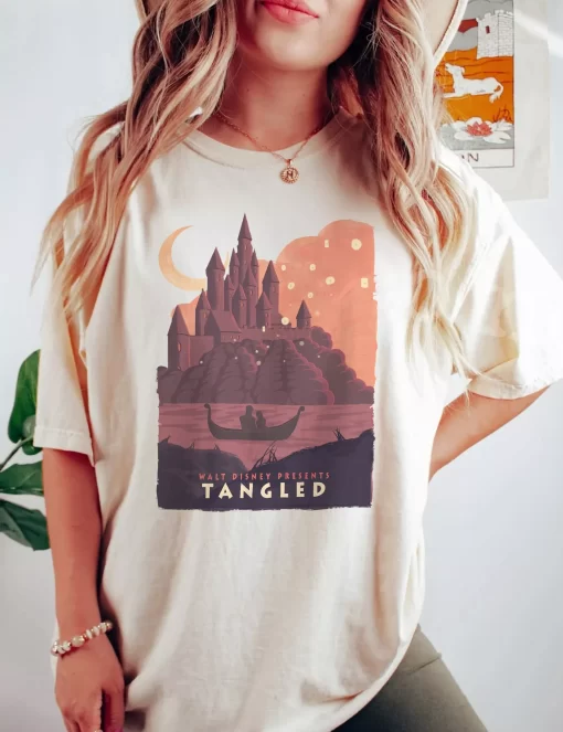 Vintage Disney Rapunzel Castle Tee