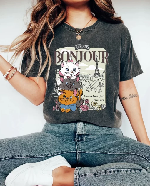 Retro Aristocats Shirt for Disney Lovers