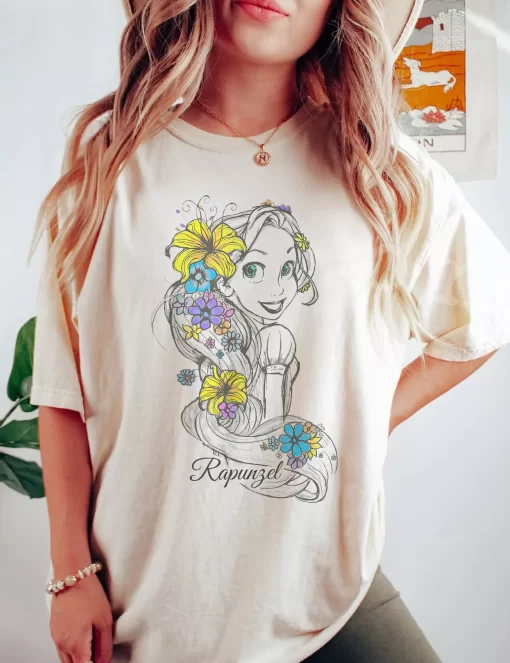 Tangled Princess Floral Apparel