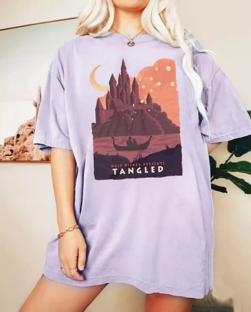 Vintage Disney Rapunzel Castle Tee