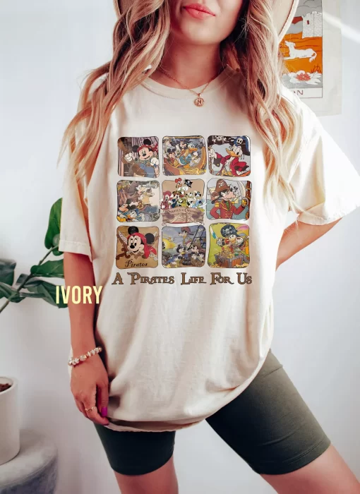 Mickey Pirate of Caribbean Shirt