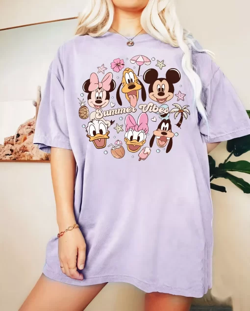 Mickey and Friends Summer Vibes Tee