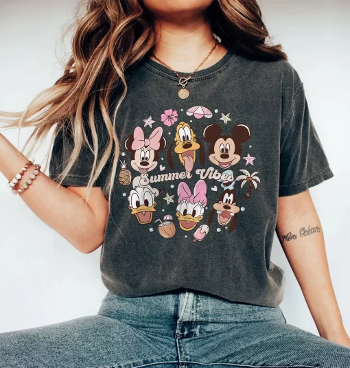 Mickey and Friends Summer Vibes Tee