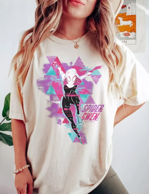 Spider Gwen Glitch Unisex Tee