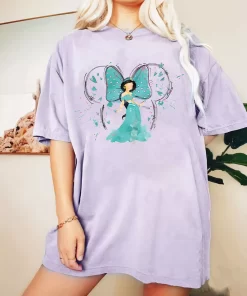 Watercolor Jasmine Princess Tee