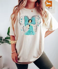 Watercolor Jasmine Princess Tee