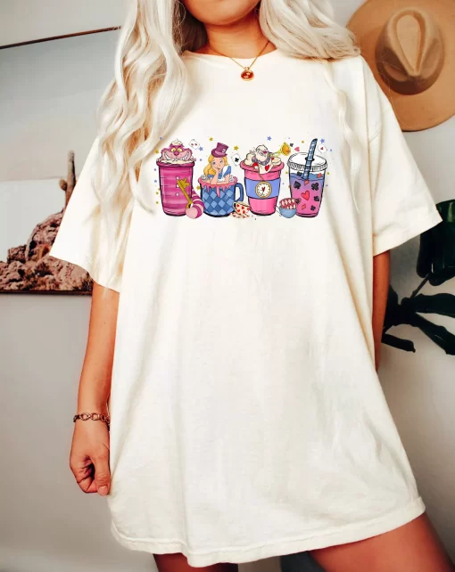 Alice Wonderland Coffee Shirt