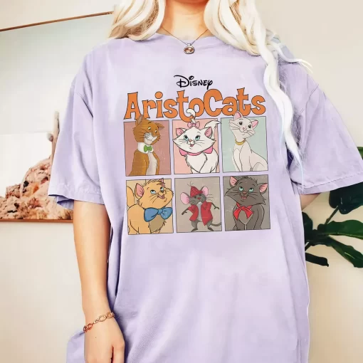 Retro Disneyworld Cats Tshirt