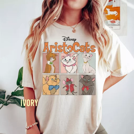 Retro Disneyworld Cats Tshirt